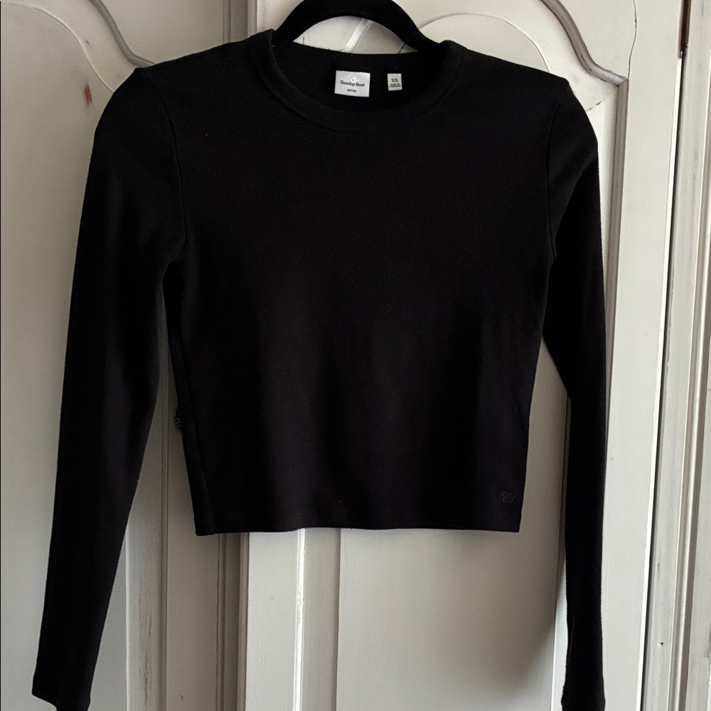 Aritzia Black Long Sleeve Tee